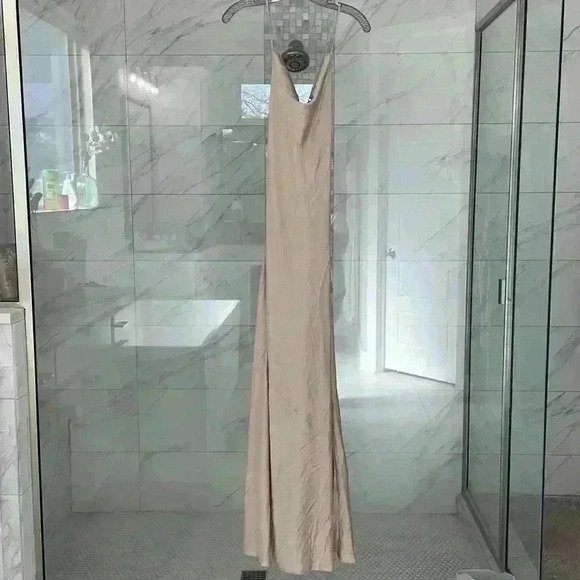 Show me your mumu- Tuscany Slip On Maxi Dress Satin Sz Large - Picture 7 of 11